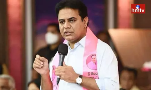 Minister KTR Said that TRS is Guaranteed 90 Seats in The Next Election Minister KTR Said that TRS is Guaranteed 90 Seats in The Next Election