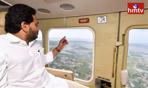 AP CM Jagan Take Aerial Survey of Flood-hit Areas