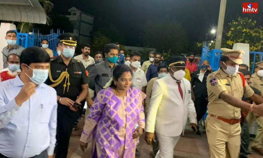 Governor Tamili Sai Visit to Bhadradri Kothagudem District