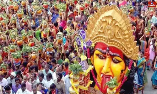 Mahankali Bonalu Starts in Secunderabad Mahankali Bonalu Starts in Secunderabad