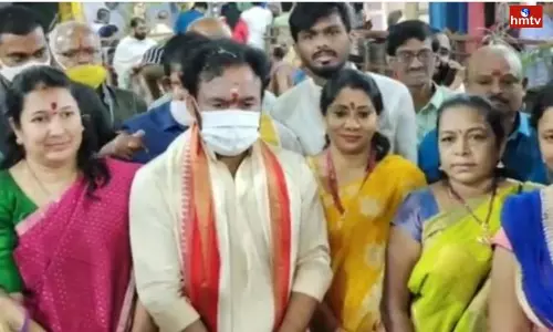 Union Minister Kishan Reddy visited Ujjain Ammavari Union Minister Kishan Reddy visited Ujjain Ammavari