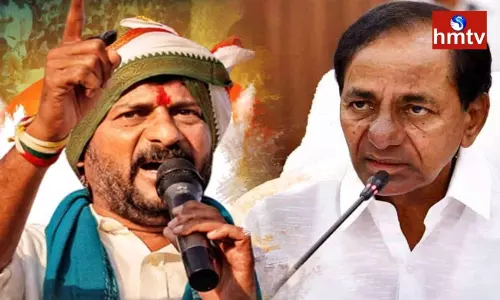 Revanth Reddy Slams CM KCR Over Cloud Burst Comments