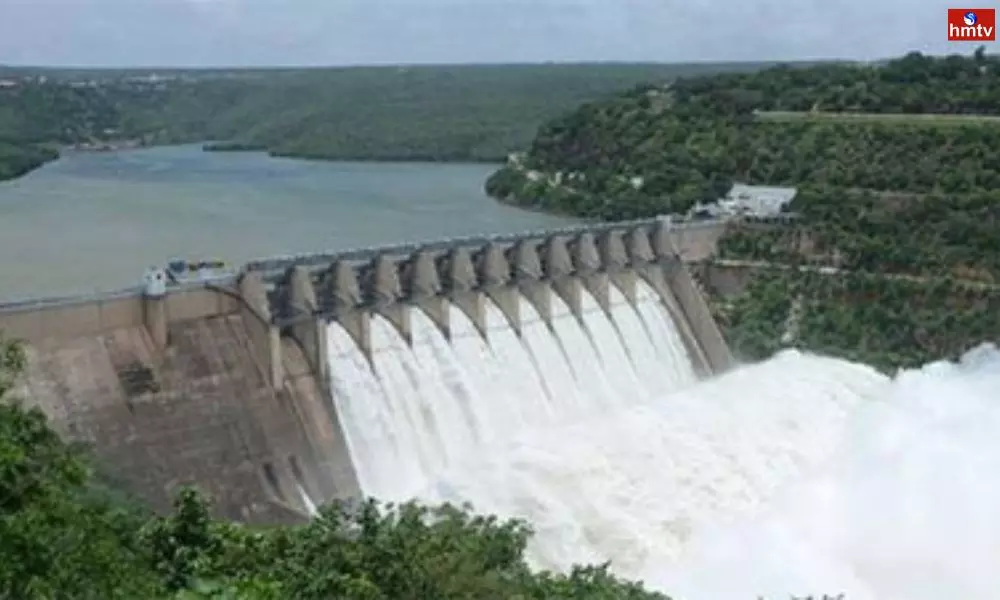 Heavy flood for Srisailam Project