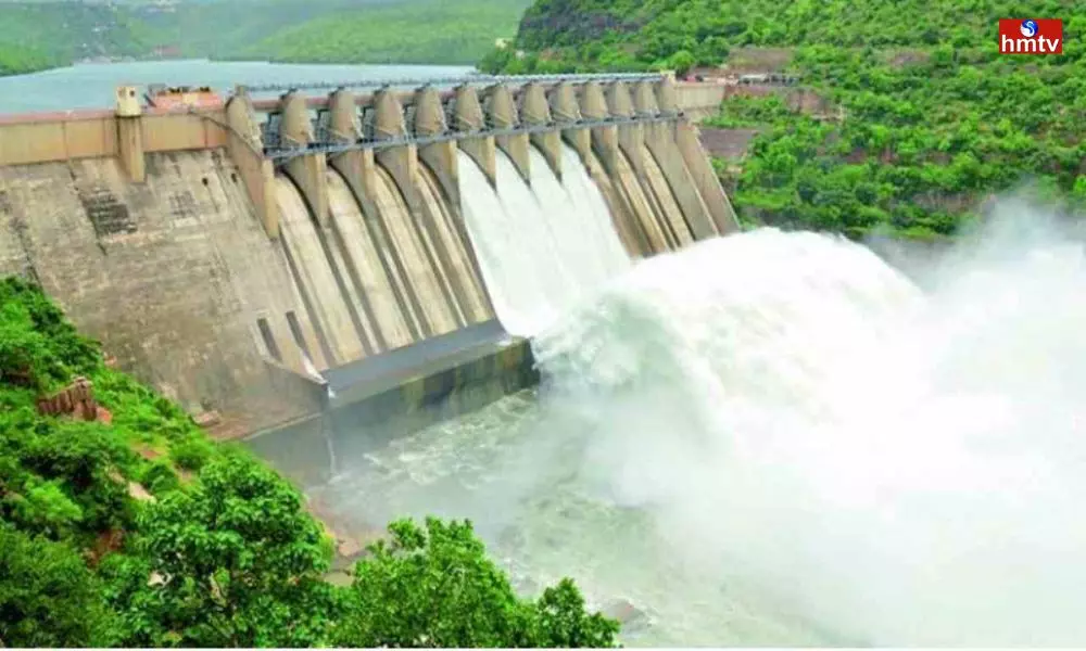 Srisailam Dam Gates Opened