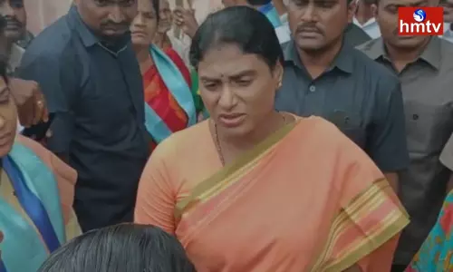 YS Sharmila Visited Bhadradri Kothagudem District YS Sharmila Visited Bhadradri Kothagudem District
