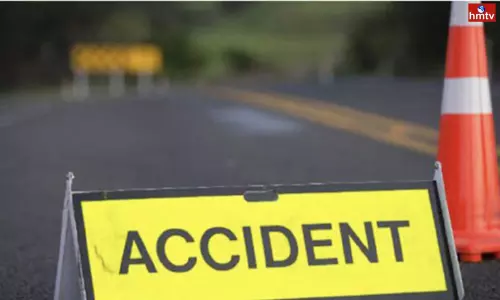 Road accident on Tirupati National Highway Road accident on Tirupati National Highway