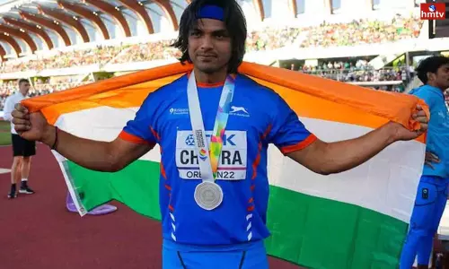 Olympic Champion Neeraj Chopra wins Silver Medal in mens Javelin Olympic Champion Neeraj Chopra wins Silver Medal in mens Javelin
