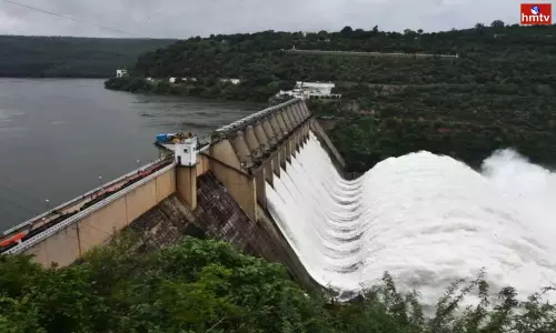 Ongoing flooding of Srisailam Reservoir