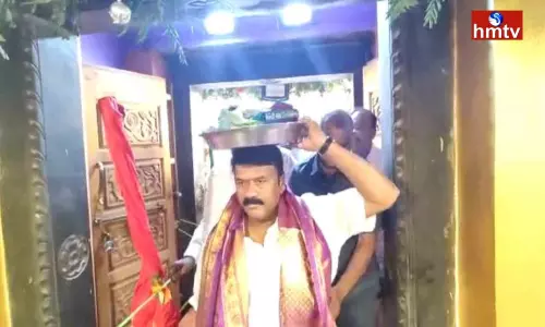 Minister Talasani Srinivas Yadav Participate Lal Darwaza Bonalu Minister Talasani Srinivas Yadav Participate Lal Darwaza Bonalu