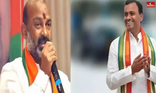 Bandi Sanjay Gives Clarity on Komatireddy Rajagopal Reddy Joining in BJP