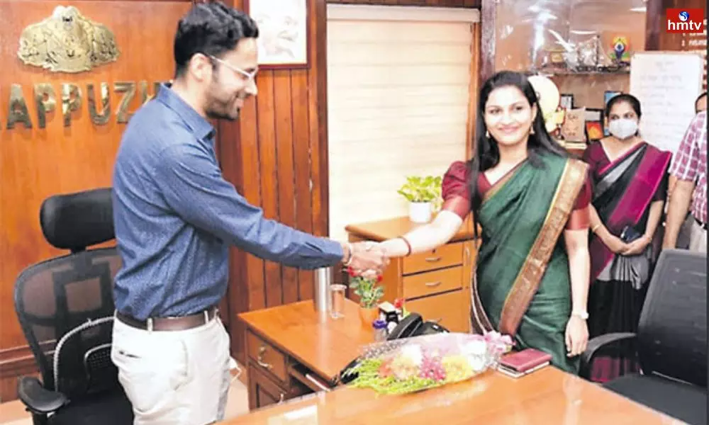 Sriram Venkitraman Takes Over as Alappuzha Collector From Wife Renu Raj