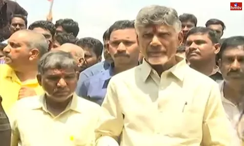 Chandrababu Inspected Bhadrachalam Karakatta