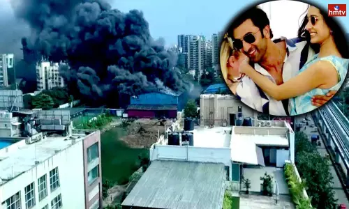 Luv Ranjan Film set Catches Fire