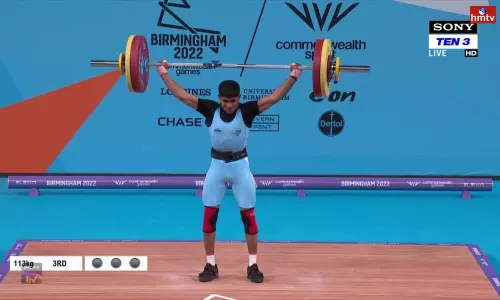 CWG 2022: Sanket Sargar Wins India’s first medal with silver CWG 2022: Sanket Sargar Wins India’s first medal with silver