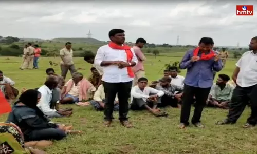 Tension in Rangapur of Vikarabad District