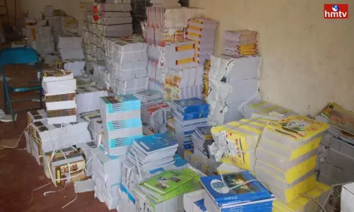No Text Books  In School Students In Khammam District