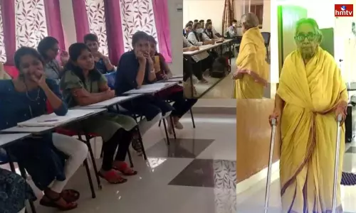 95-Year-old Professor Santhamma Never Stopped Teaching