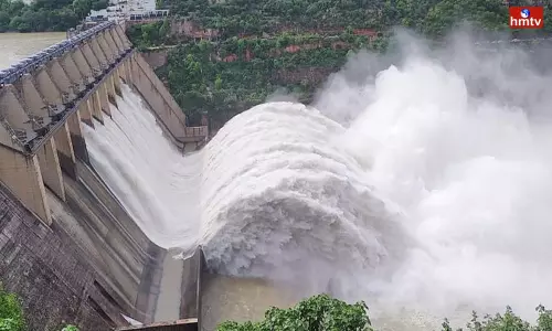 Ongoing Flood for Srisailam Project