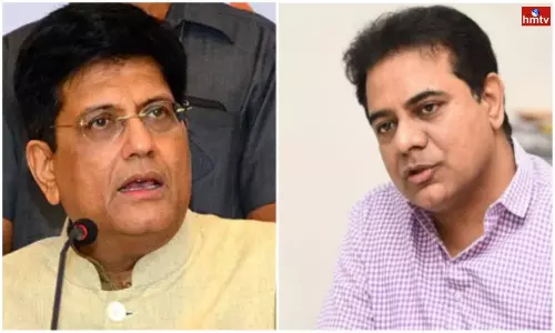 KTR Writes Letter to Piyush Goyal