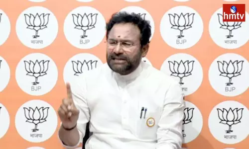 Kishan Reddy Slams CM KCR not Attending Niti Aayog Meeting Kishan Reddy Slams CM KCR not Attending Niti Aayog Meeting