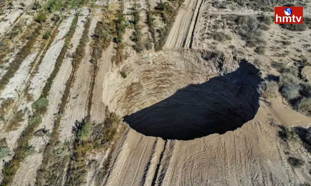 Mysterious sinkhole opens up in Chile