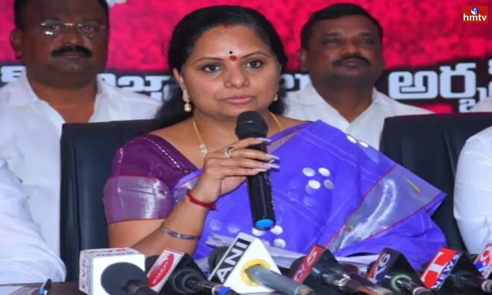 TRS Ready to Face by-elections to Munugode Assembly Says MLC Kavitha