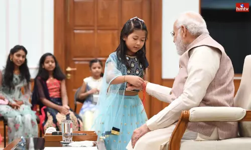 A Very Special Raksha Bandhan With These Youngsters Says PM Modi A Very Special Raksha Bandhan With These Youngsters Says PM Modi