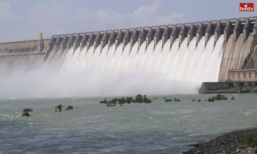 Flood Water Increase to Nagarjuna Sagar