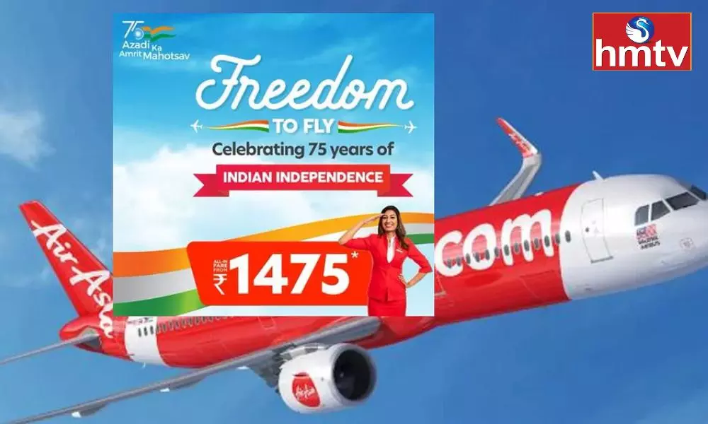 Independence Day Special Offer Airasia Rs.1475 to fly by Plane