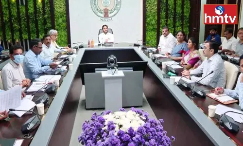 Jagan Review Meeting on Education Department Jagan Review Meeting on Education Department