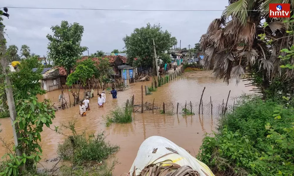 Huge Flood Water Stucked In Alluri District