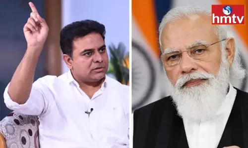 Minister KTR Slams pm Modi Over Freebies Criticism