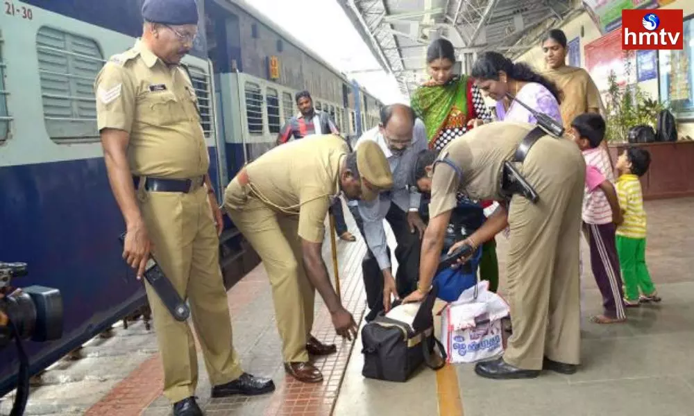 Railway Police Checks at Secunderabad Railway Station