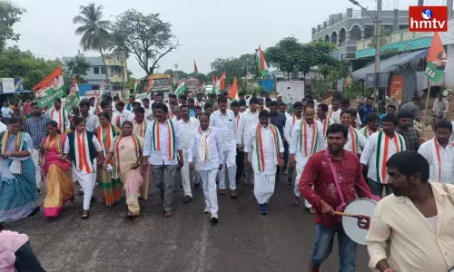 Bhatti Vikramarka Padayatra In Khanpet Khammam District