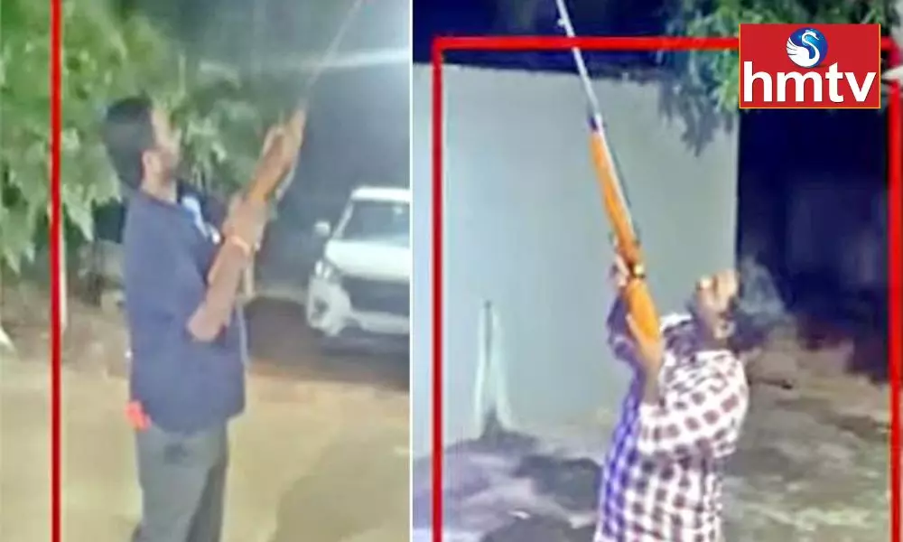 Gun Firing at Rachakonda Mirkhanpet Guest House