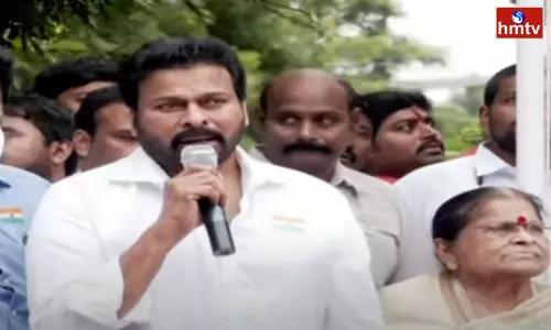 Independence Day Celebrations at Chiranjeevi Blood Bank