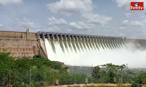Nagarjuna Sagar 26 Gates Open Over Heavy Floods