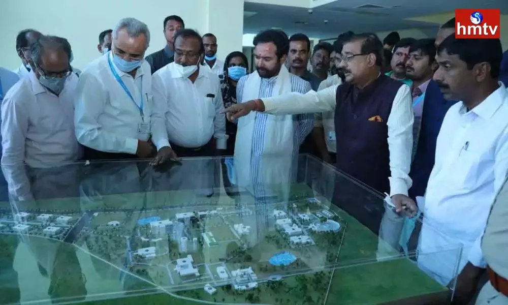 Union Minister  Kishan Reddy Visited Hyderabad Genome Valley Project