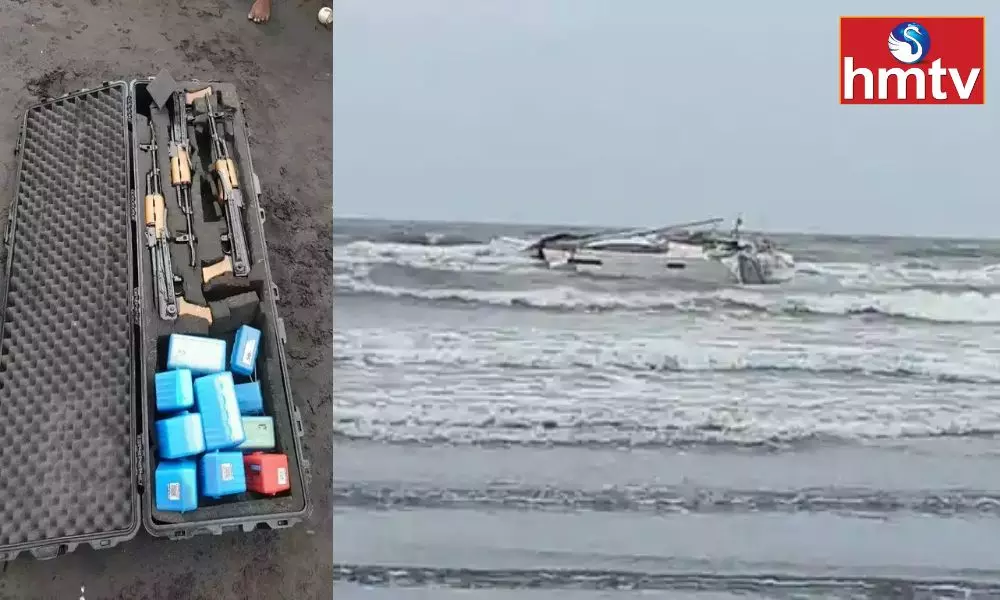 An Unidentified Boat was Found at Harihareshwar Beach