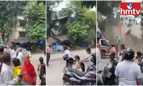 Building Collapses in Borivali West in Mumbai