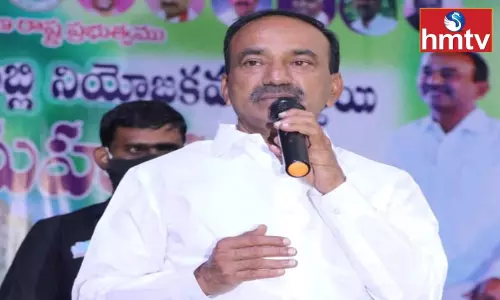 Eatala Rajender Slams CM KCR