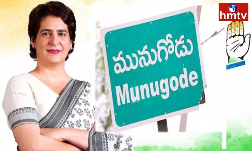 Priyanka Gandhi Special Focus On Munugodu