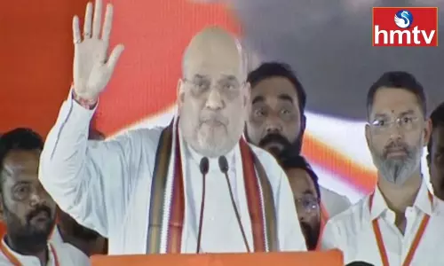 Amit Shah Slams CM KCR in BJP Public Meeting Munugode