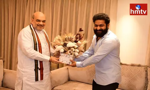 Amit Shah Tweet On Junior NTR Meeting Amit Shah Tweet On Junior NTR Meeting