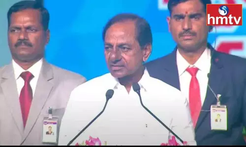 CM KCR Participated in Closing Ceremony of Swathantra Bharatha Vajrotsavalu