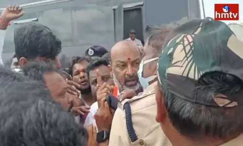 Tension in Pamuluru of Jangaon District