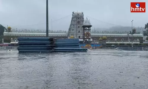 It Has Been Raining Since Morning in Tirumala