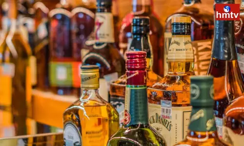 Liquor Bottles Destroyed in Eluru District