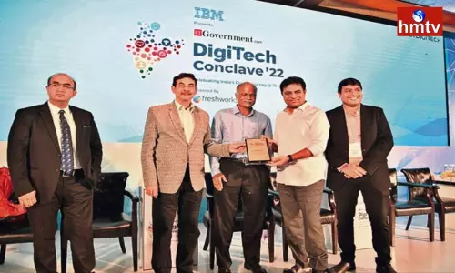 Award to Telangana in Ease of Doing Business