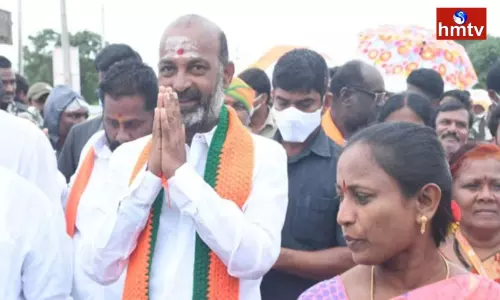 Bandi Sanjay Praja Sangrama Yatra Begins Bandi Sanjay Praja Sangrama Yatra Begins